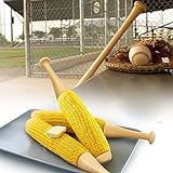 CKB Ltd® Set of 2 - Novelty Baseball Bat Cob Holder Baseballschläger Maiskolbenhalter Maiskolben Forks Sticks