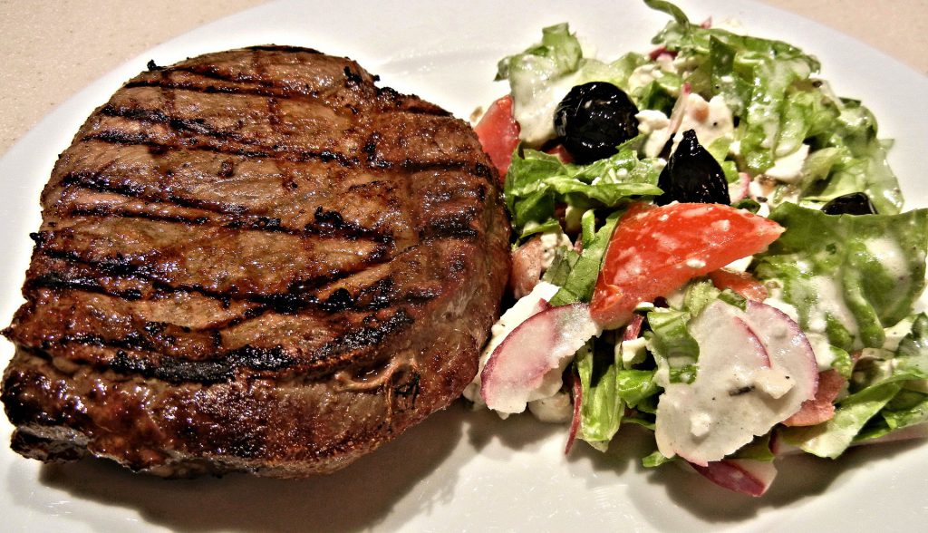 Das Rib Eye Steak eignet sich gang hervorragend zum grillen