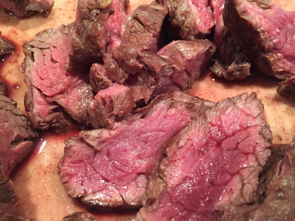 Das perfekt gegarte Onglet - ein Hochgenuss